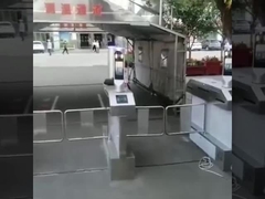 Porte intelligente accessible de barrière d'oscillation de degré de sécurité du véhicule AG-PX31122802 pour extérieur