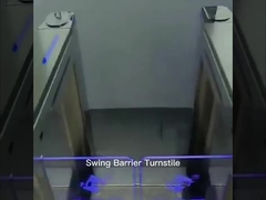Portes électroniques de tourniquet de Sunproof, tourniquet à extrémité élevé de porte de barrière d'oscillation pour l'entrée